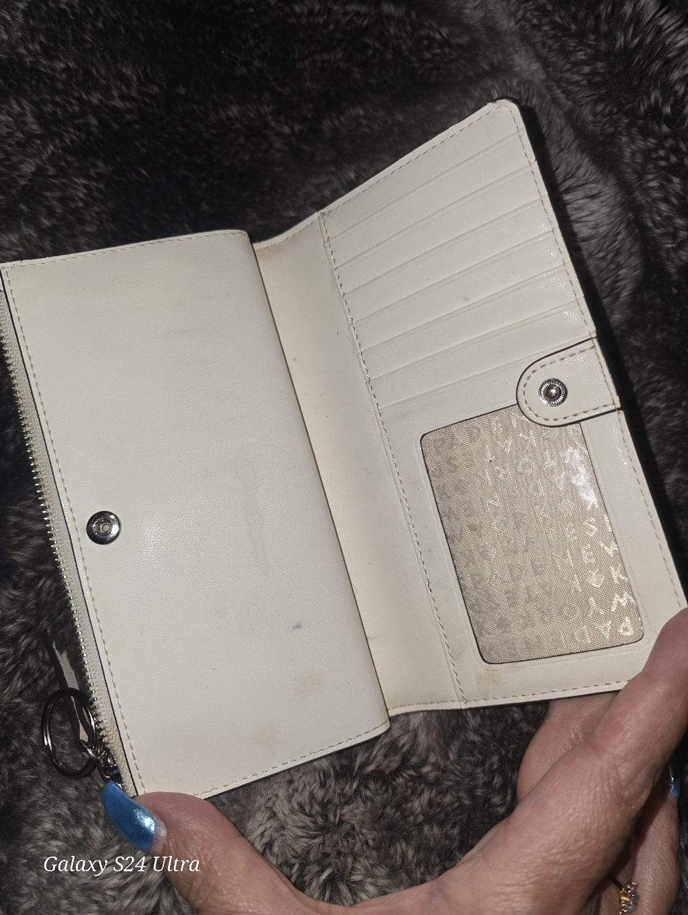 Kate Spade Silver Snap Wallet - Picture 3 of 5